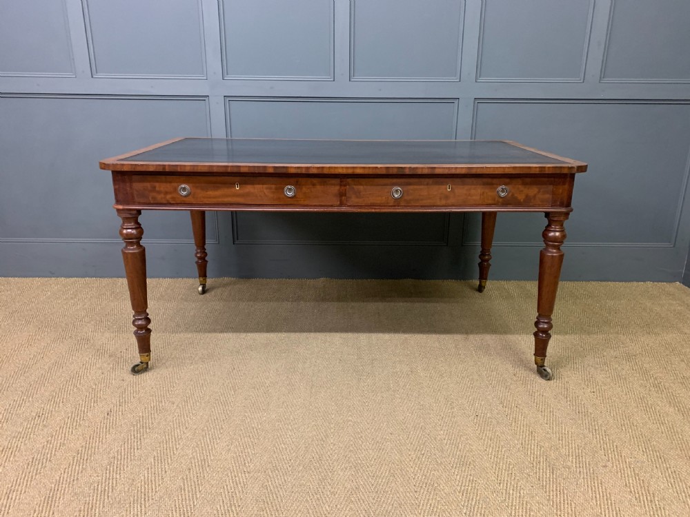 Early Victorian Mahogany Writing Table View VII