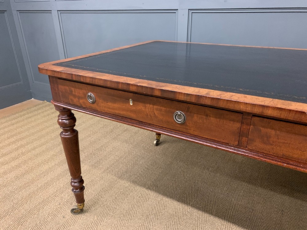 Early Victorian Mahogany Writing Table View VIII