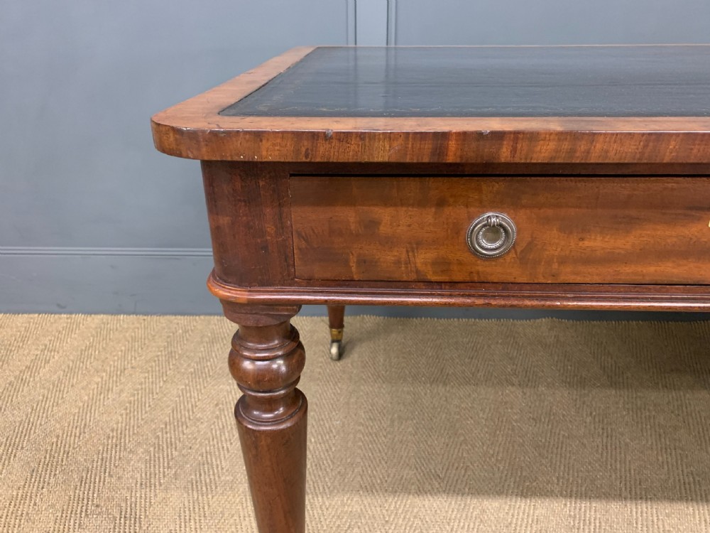 Early Victorian Mahogany Writing Table View IX