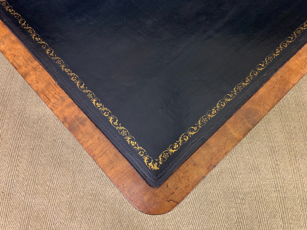 Early Victorian Mahogany Writing Table View XI