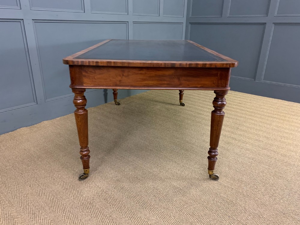 Early Victorian Mahogany Writing Table View XII