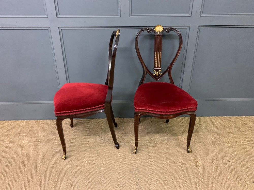 Pair of Victorian Side Chairs View II