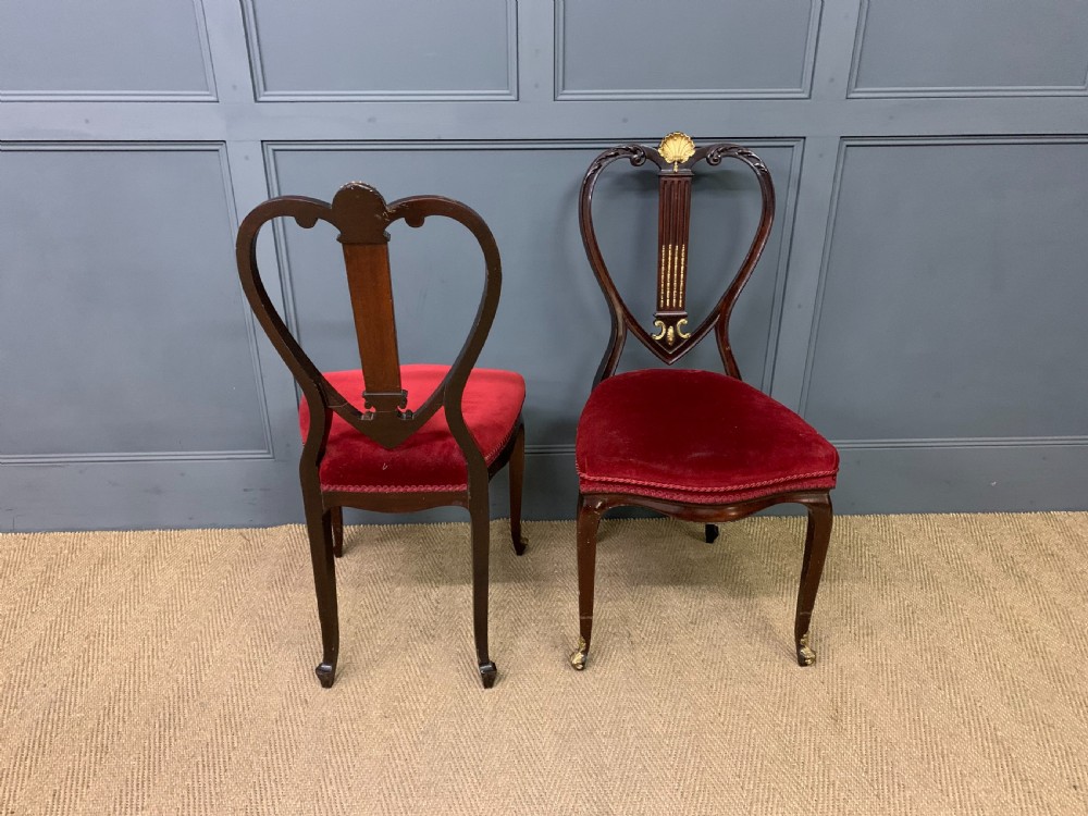 Pair of Victorian Side Chairs View III
