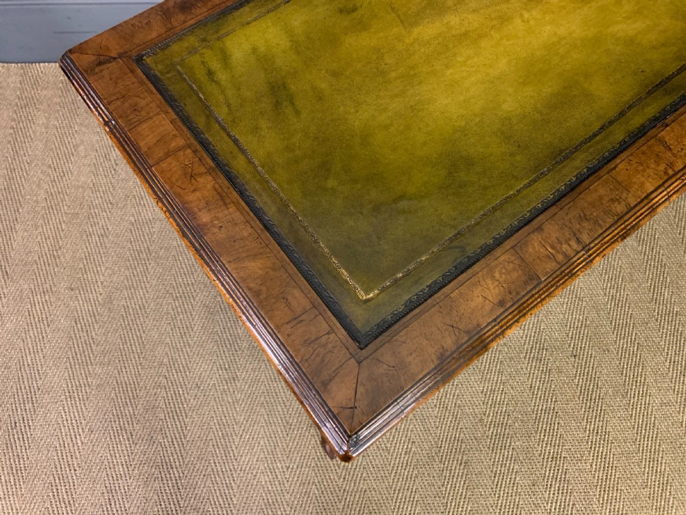 Queen Anne Style Burr Walnut Lowboy View XI