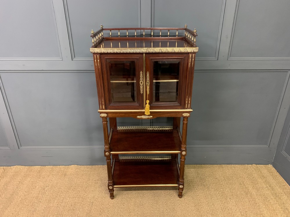Brass Mounted Mahogany Display Cabinet View II