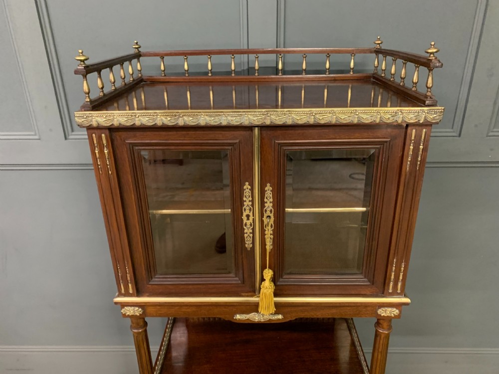 Brass Mounted Mahogany Display Cabinet View III