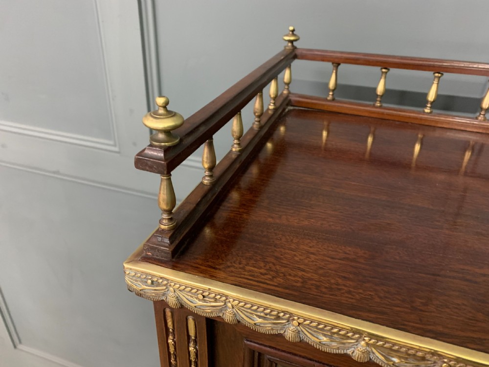 Brass Mounted Mahogany Display Cabinet View V