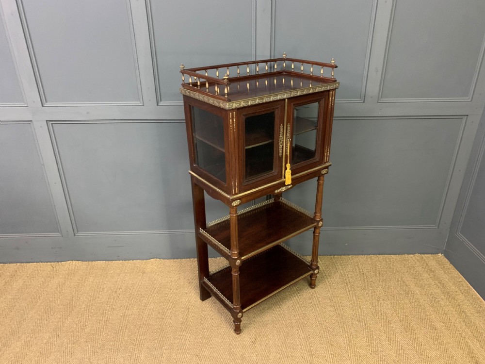 Brass Mounted Mahogany Display Cabinet View XIII
