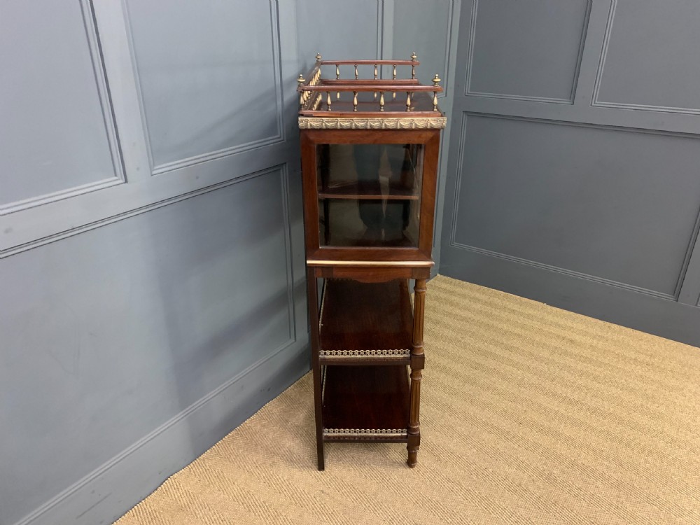 Brass Mounted Mahogany Display Cabinet View XVI