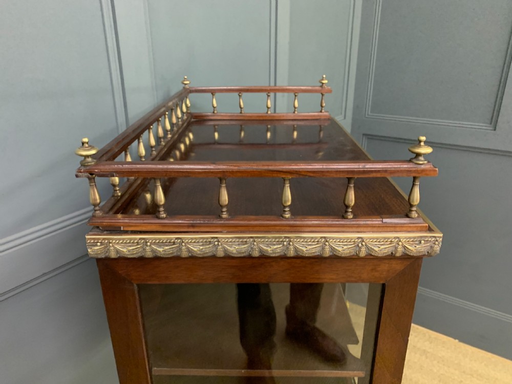 Brass Mounted Mahogany Display Cabinet View XVII