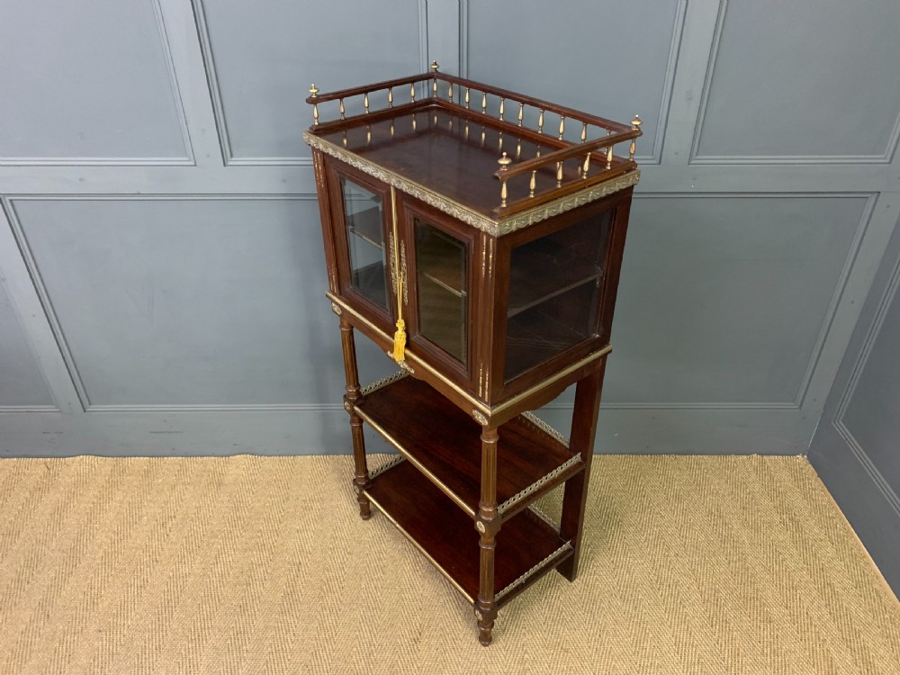 Brass Mounted Mahogany Display Cabinet View XVIII