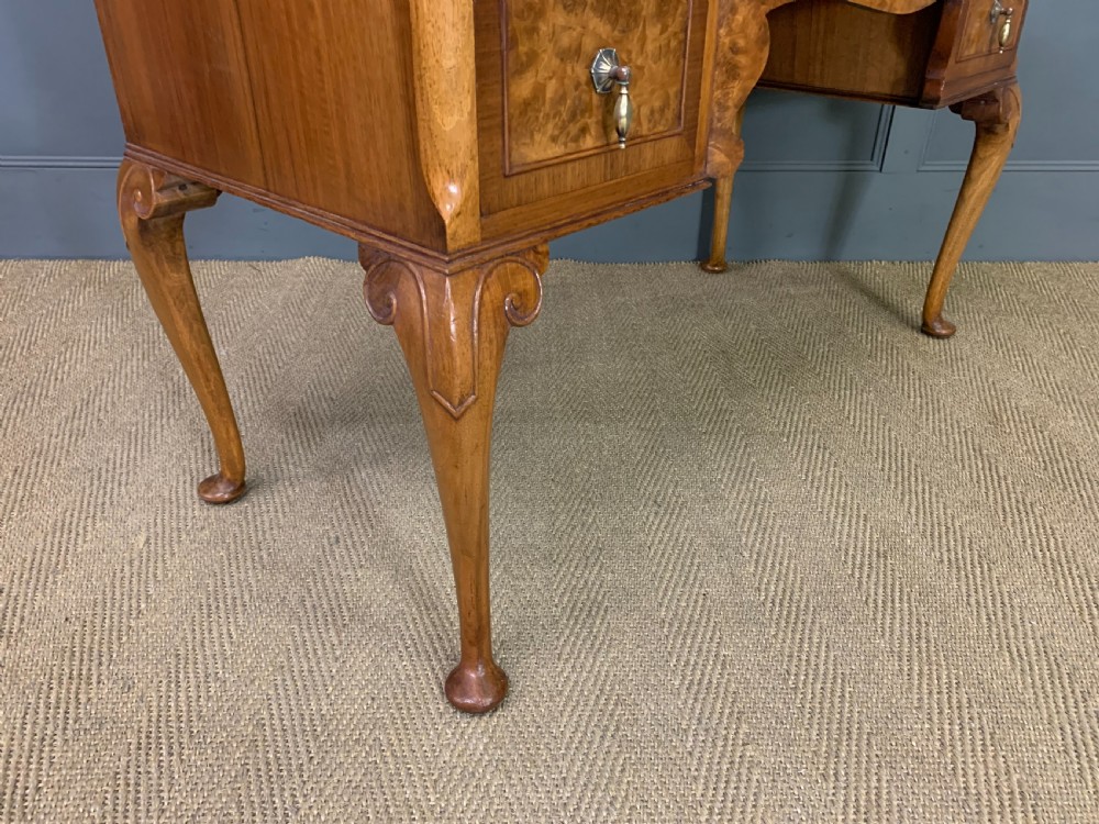 Burr Walnut Dressing Table and Stool View XVI