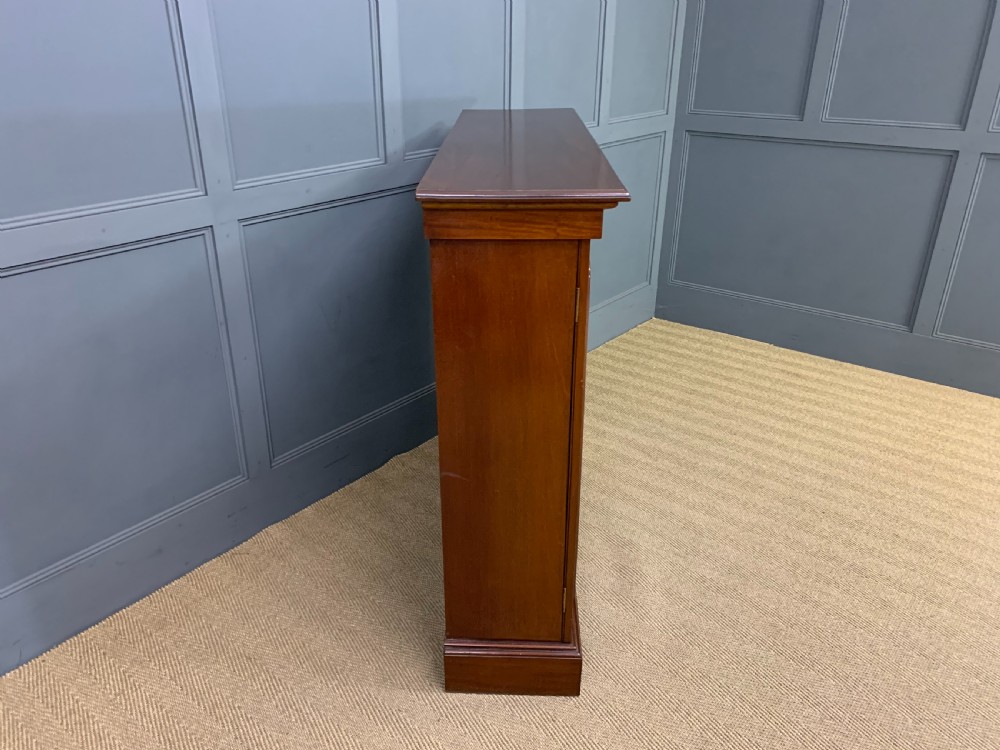 Victorian Mahogany 2 Door Glazed Bookcase View IX