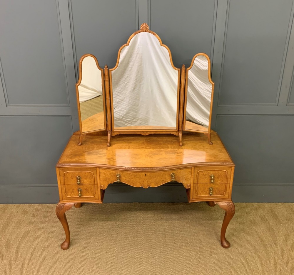 Burr Walnut Dressing Table View IV