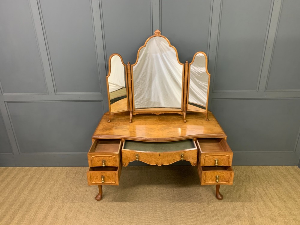 Burr Walnut Dressing Table View VII