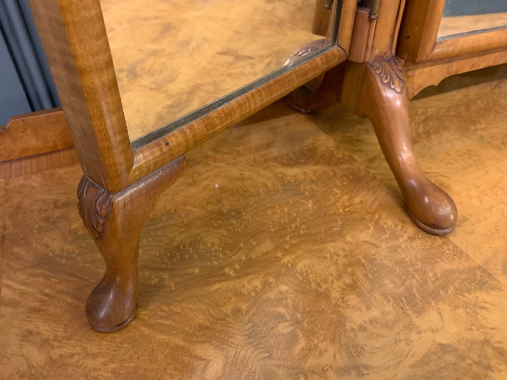 Burr Walnut Dressing Table View XII