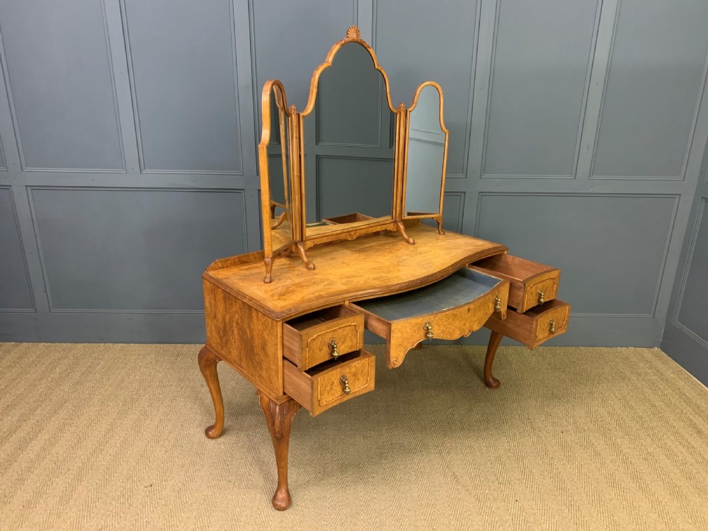 Burr Walnut Dressing Table View XVIII