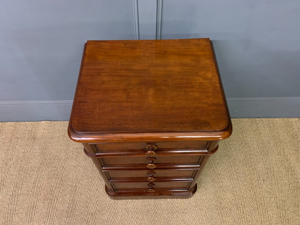 Pair of Large Victorian Mahogany Bedside Chests View VII