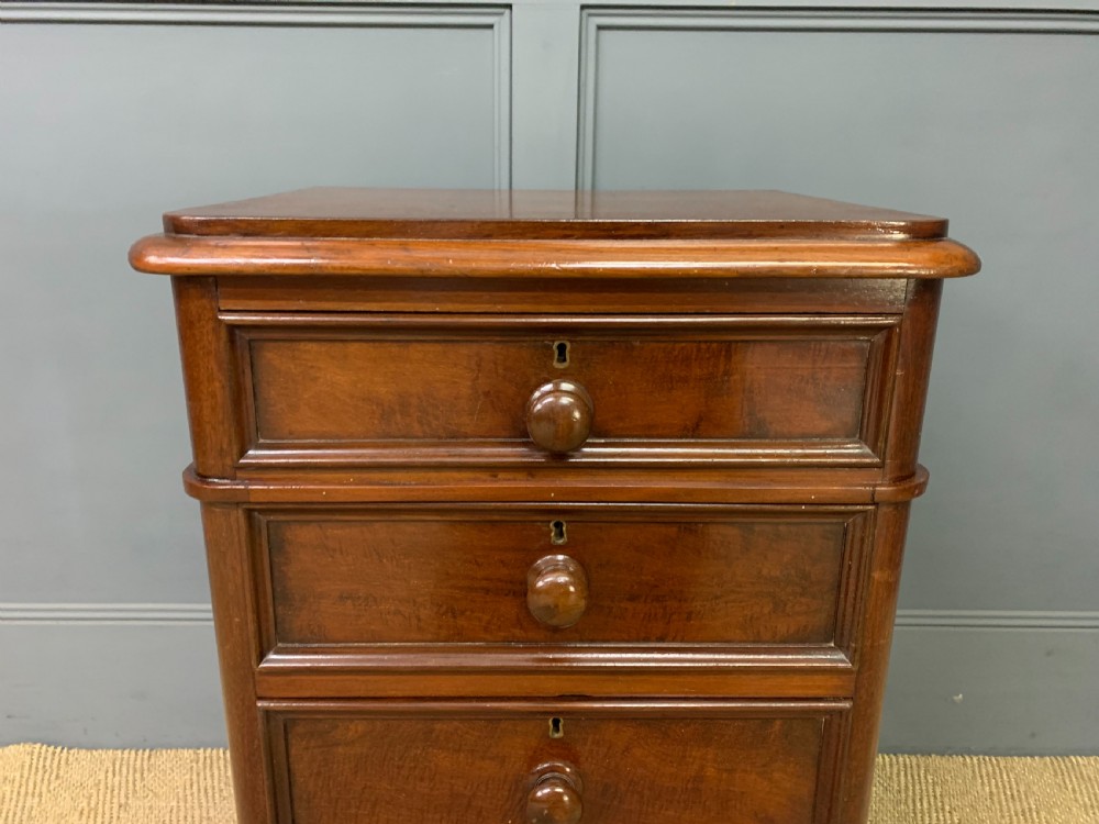 Pair of Large Victorian Mahogany Bedside Chests View VIII