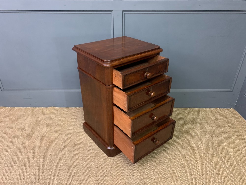 Pair of Large Victorian Mahogany Bedside Chests View X