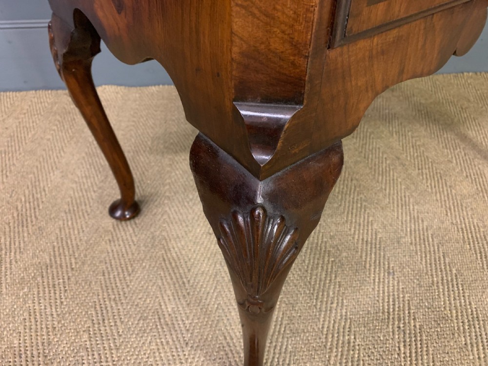 Burr Walnut Chest on Stand or Tallboy View IX
