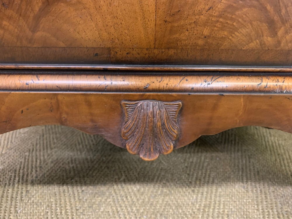 Burr Walnut Press Cupboard by Maple and Co View V