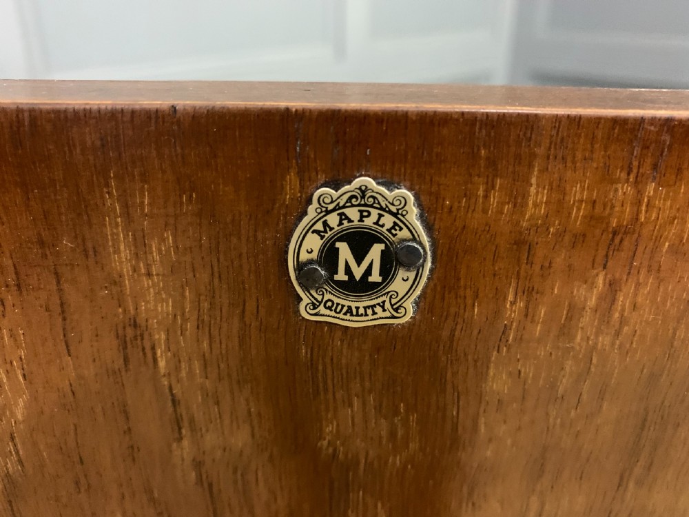 Burr Walnut Press Cupboard by Maple and Co View VIII