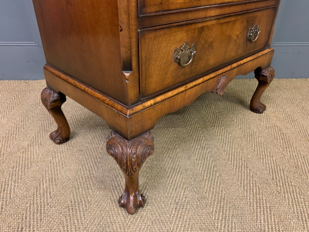 Burr Walnut Press Cupboard by Maple and Co View X