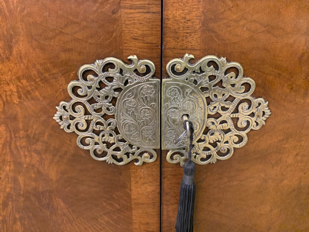 Burr Walnut Cocktail Cabinet View III