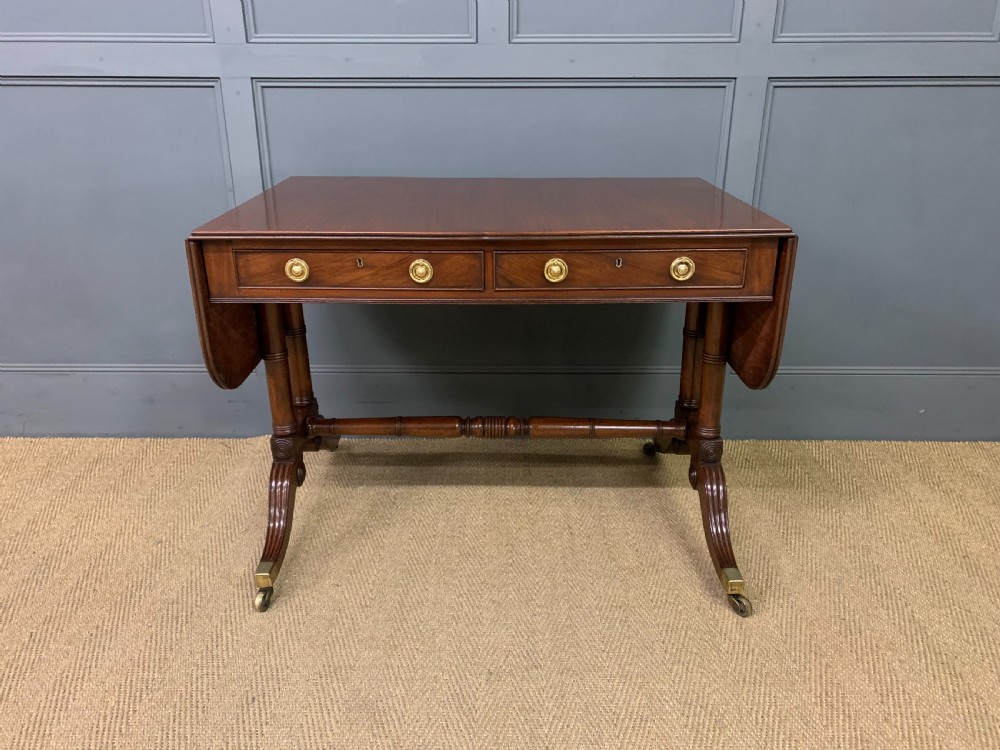 Regency Period Mahogany Sofa Table View III