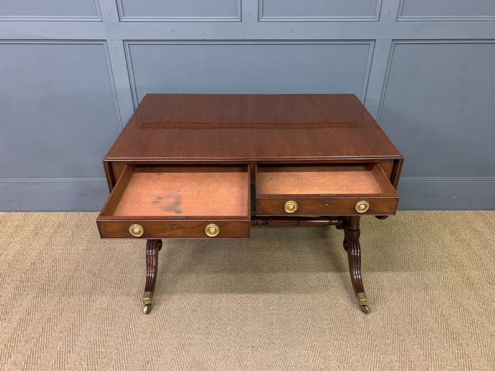 Regency Period Mahogany Sofa Table View VIII