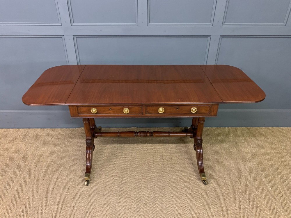 Regency Period Mahogany Sofa Table View IX