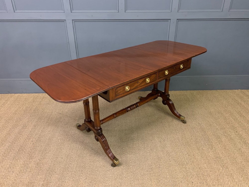 Regency Period Mahogany Sofa Table View X