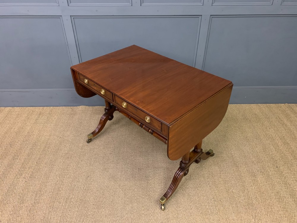 Regency Period Mahogany Sofa Table View XVI