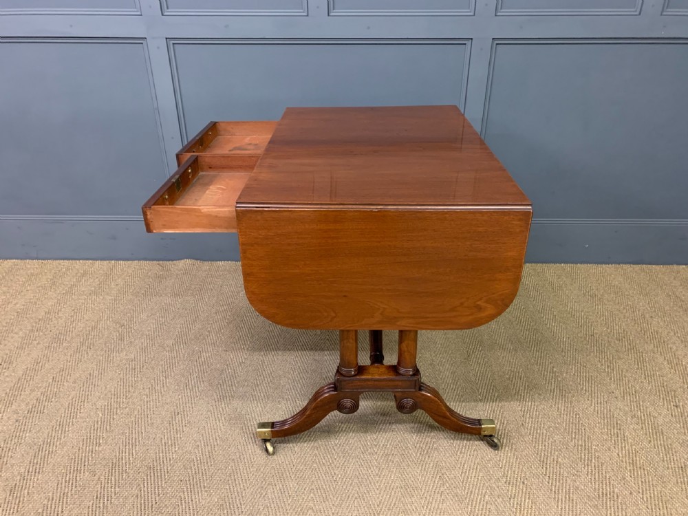 Regency Period Mahogany Sofa Table View XVII