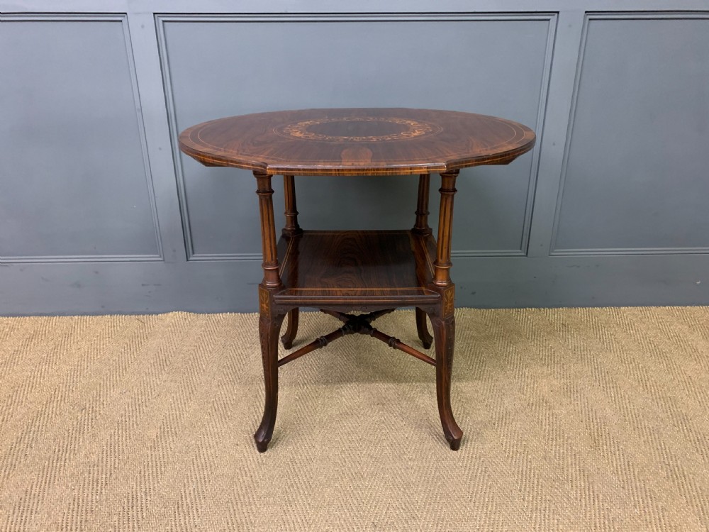 Inlaid Rosewood Occasional Table View II