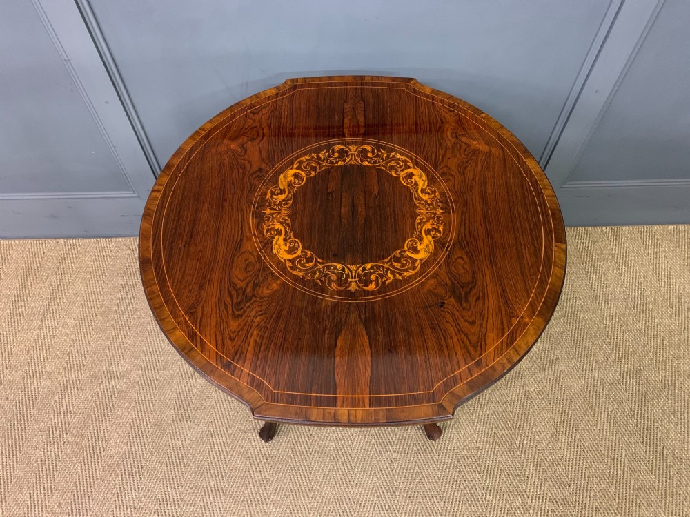 Inlaid Rosewood Occasional Table View III