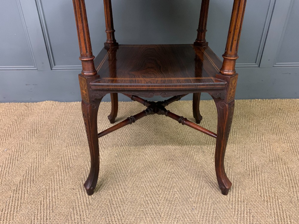 Inlaid Rosewood Occasional Table View IV
