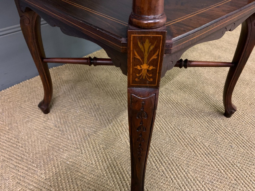 Inlaid Rosewood Occasional Table View VI