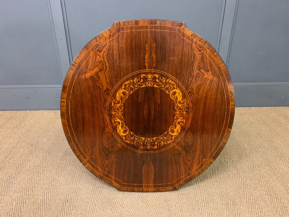 Inlaid Rosewood Occasional Table View VIII