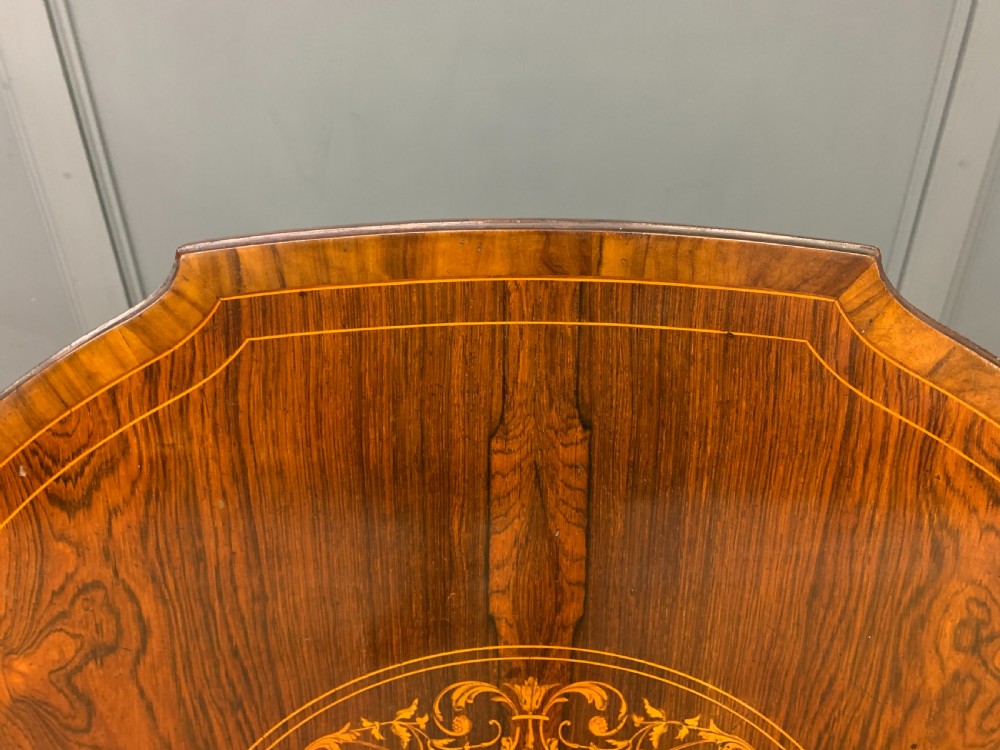 Inlaid Rosewood Occasional Table View IX