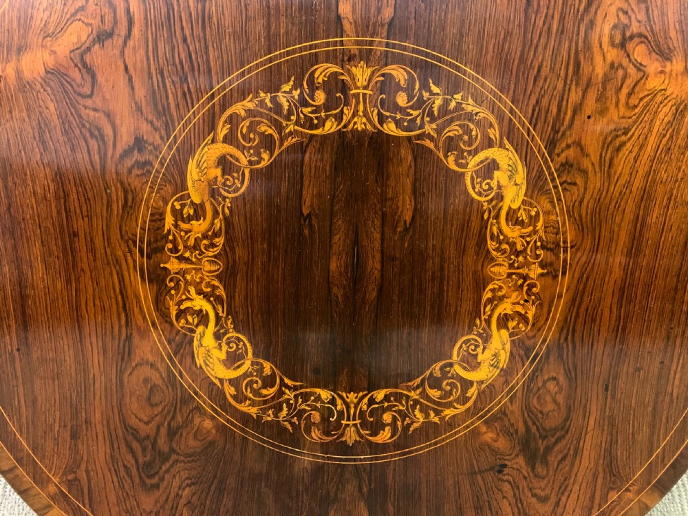 Inlaid Rosewood Occasional Table View X