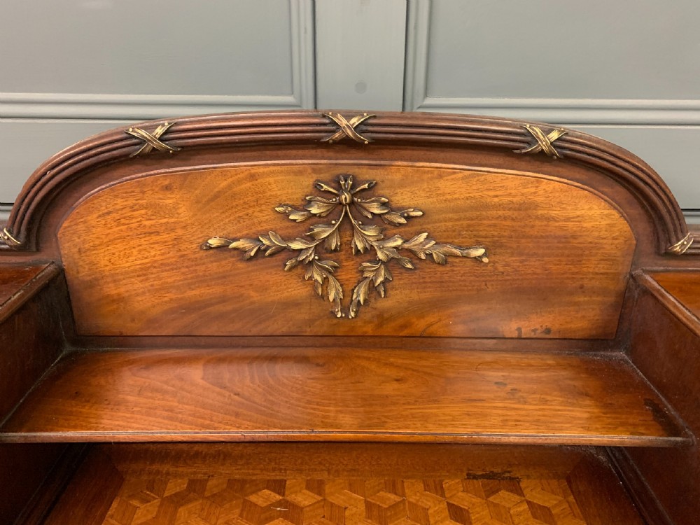 French Parquetry Inlaid Writing Desk View IV