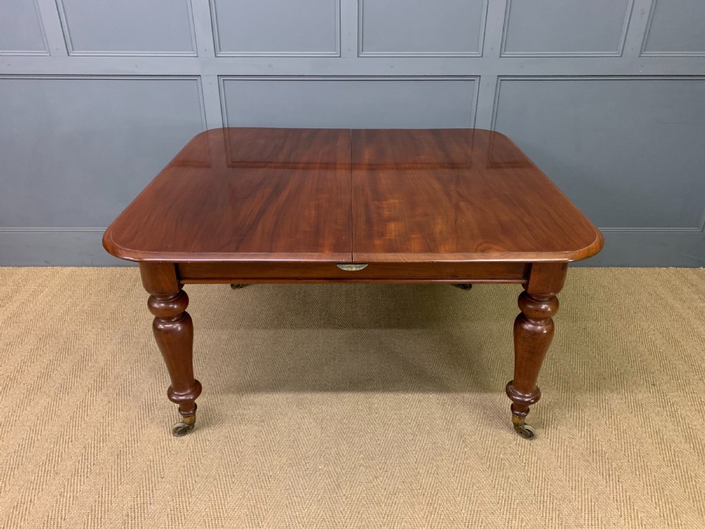 William IV Mahogany 3 Leaf Extending Dining Table View II