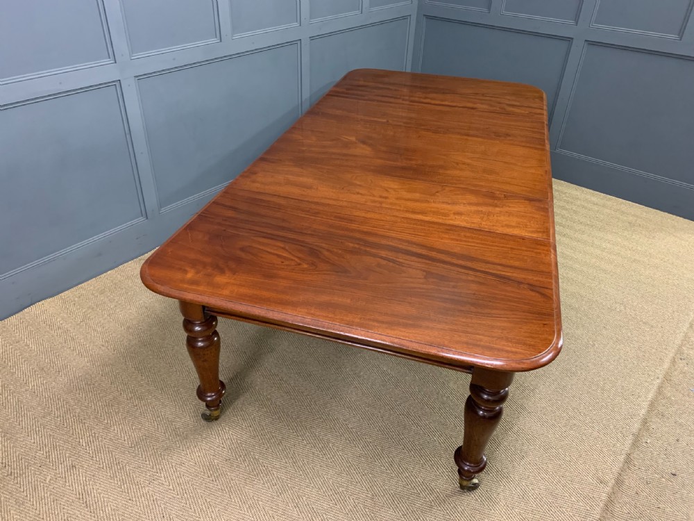William IV Mahogany 3 Leaf Extending Dining Table View VIII