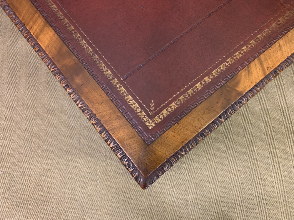 Maple and Co Mahogany Partners Desk View XIII