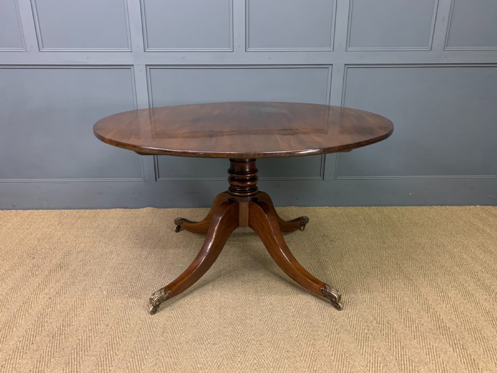 Georgian Mahogany Tilt Top Table View II