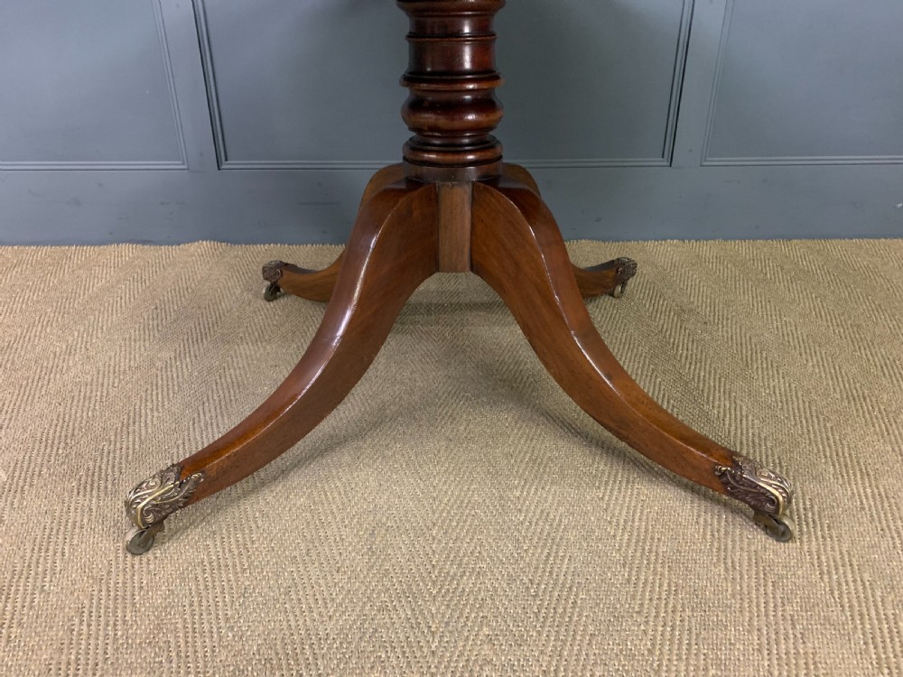 Georgian Mahogany Tilt Top Table View IV