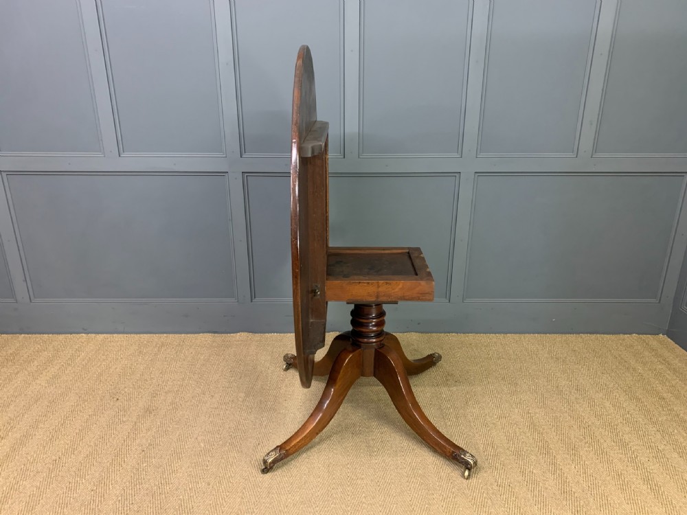 Georgian Mahogany Tilt Top Table View X
