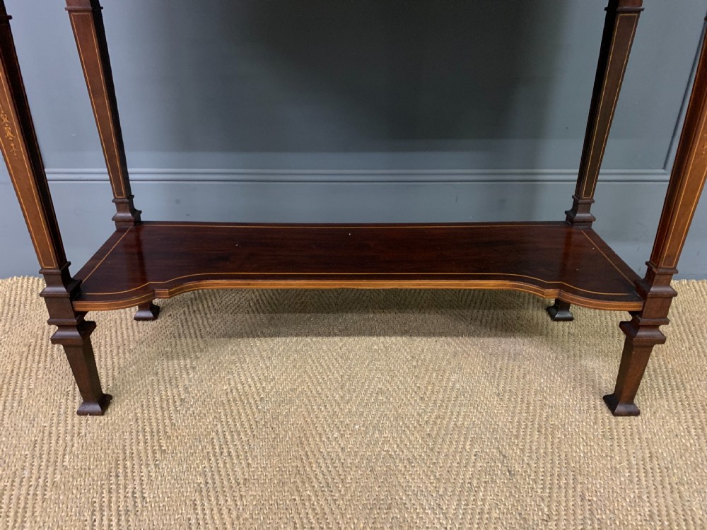 Edwards and Roberts Inlaid Mahogany Display Cabinet View V